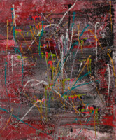 Fuochi-d'artificio,-tecnica-mista,-100x120-cm,-n°5 thumbnail
