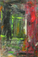 La porta, tecnica mista, 100x160 cm, n°56 thumbnail