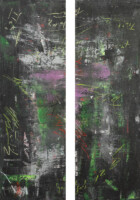 Lavagna, tecnica mista, 80x120 cm, n°65 thumbnail