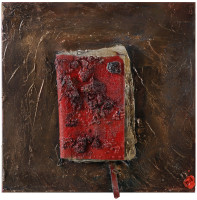 Libro,-tecnica-mista,-50x50-cm,-n°2 thumbnail