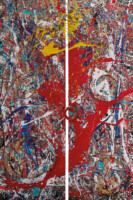 Magic-door,-tecnica-mista,-110x150-cm,-n°10 thumbnail