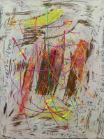 Porta d'estate, tecnica mista, 80x60 cm, n°24 thumbnail