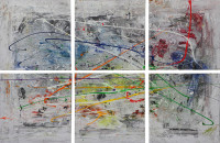 Primavera 2, tecnica mista, 150x100 cm, n°2 thumbnail