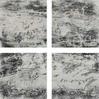 Segni, tecnica mista, 100x100 cm, n°16 thumbnail