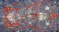 Senza titolo, tecnica mista, 200x110 cm, n°4 thumbnail