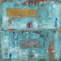 Senza titolo, tecnica mista, 80x80 cm, n°63 thumbnail